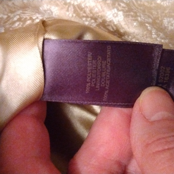 Gorgeous Rare Vintage Liz Claiborne Jacket Gold Brocade EUC Size 14 - Picture 13 of 16